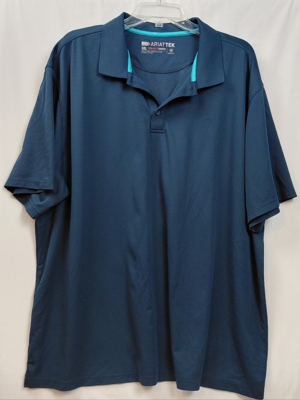 Ariat Tek Heat Series Polo Men's Size 3XL Blue‎
